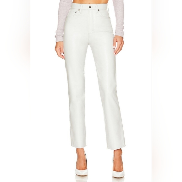 AGOLDE Recycled Leather 90's Pinch Waist in Wisp | 25 - Picture 2 of 13